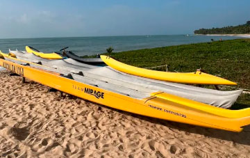 Passeio de canoa havaiana em Florianópolis