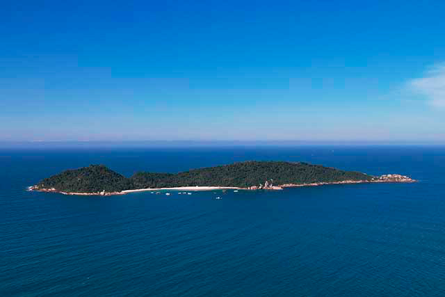 Região sul da ilha de Florianópolis